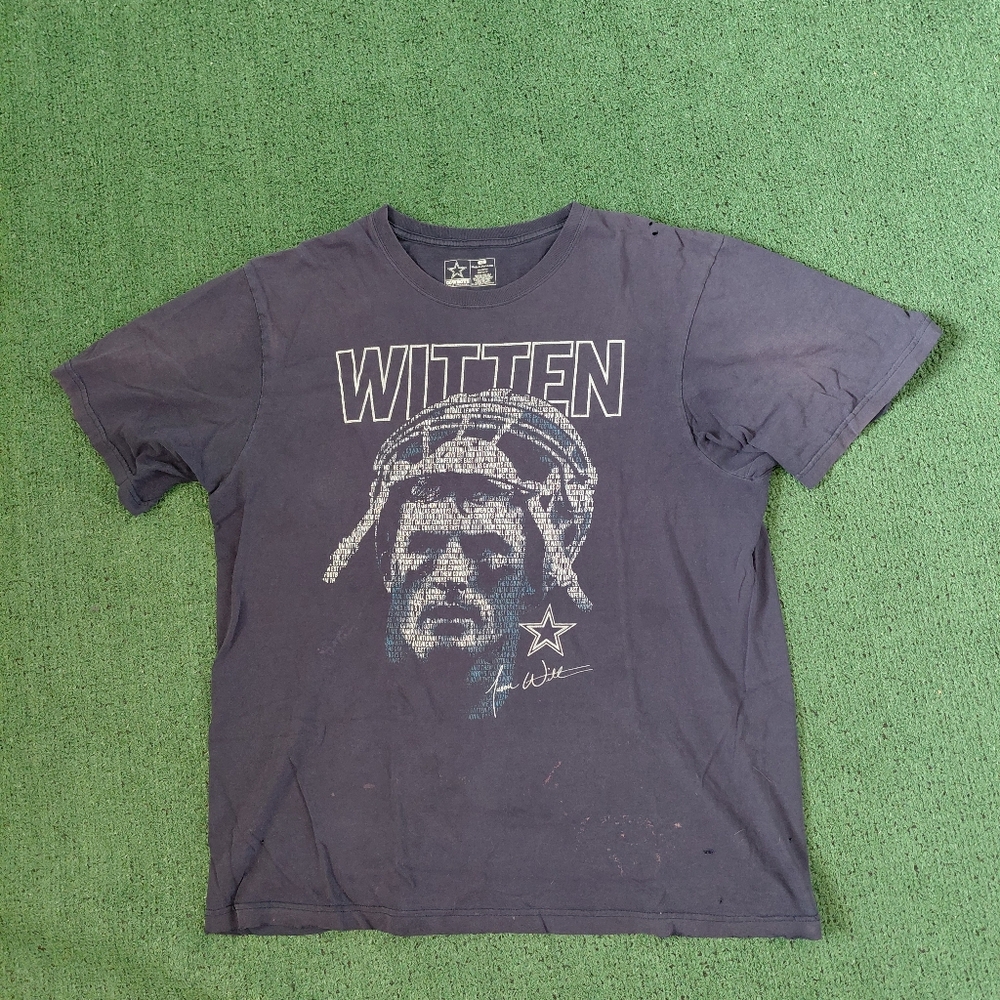 VINTAGE Y2K NFL Dallas Cowboys Jason Witten T Shirt Size XL